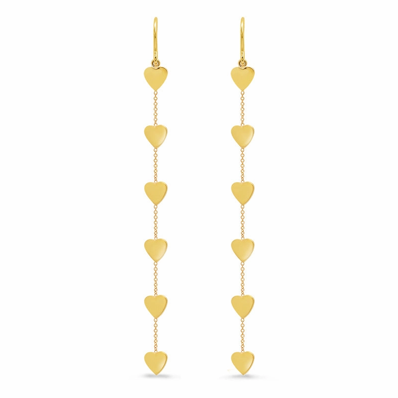 6 Heart By-The-Inch Earrings