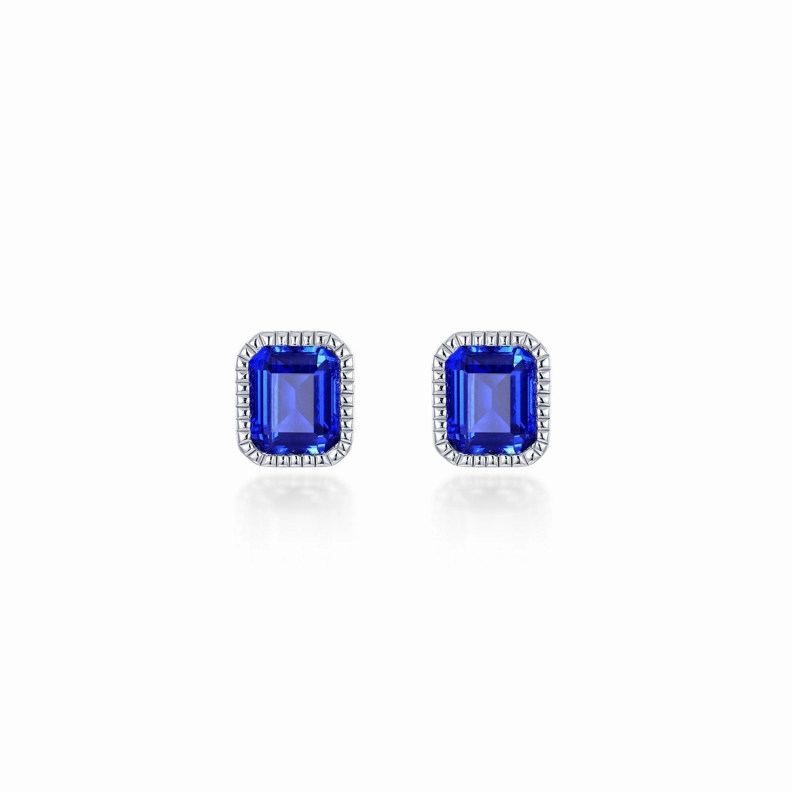 April Birthstone Solitaire Stud Earrings BE008DAP00