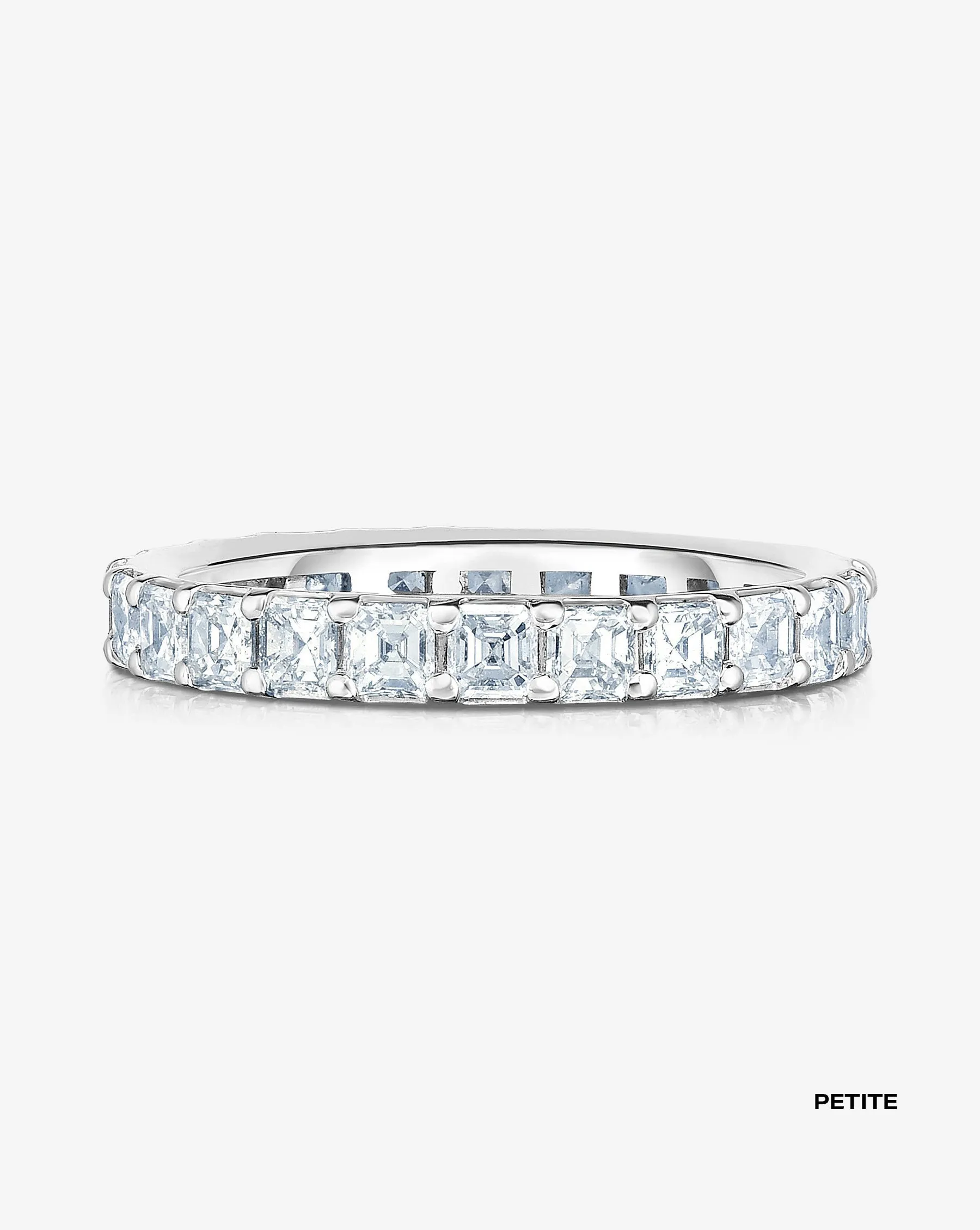 Asscher Lab Diamond Eternity Band