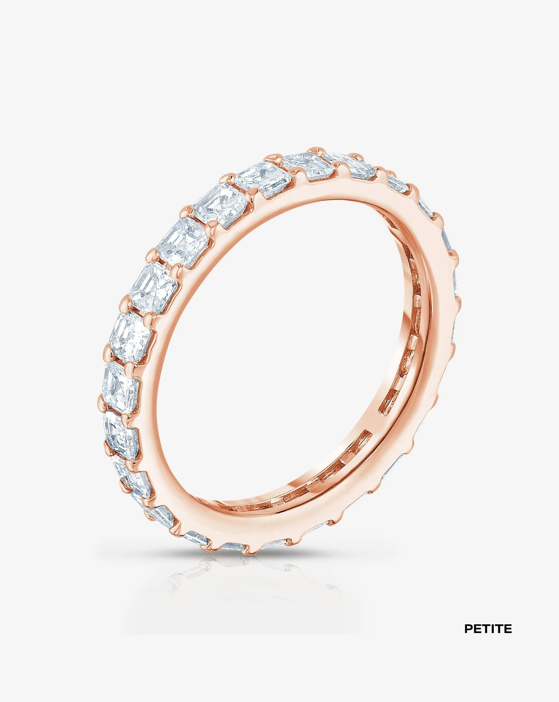 Asscher Lab Diamond Eternity Band