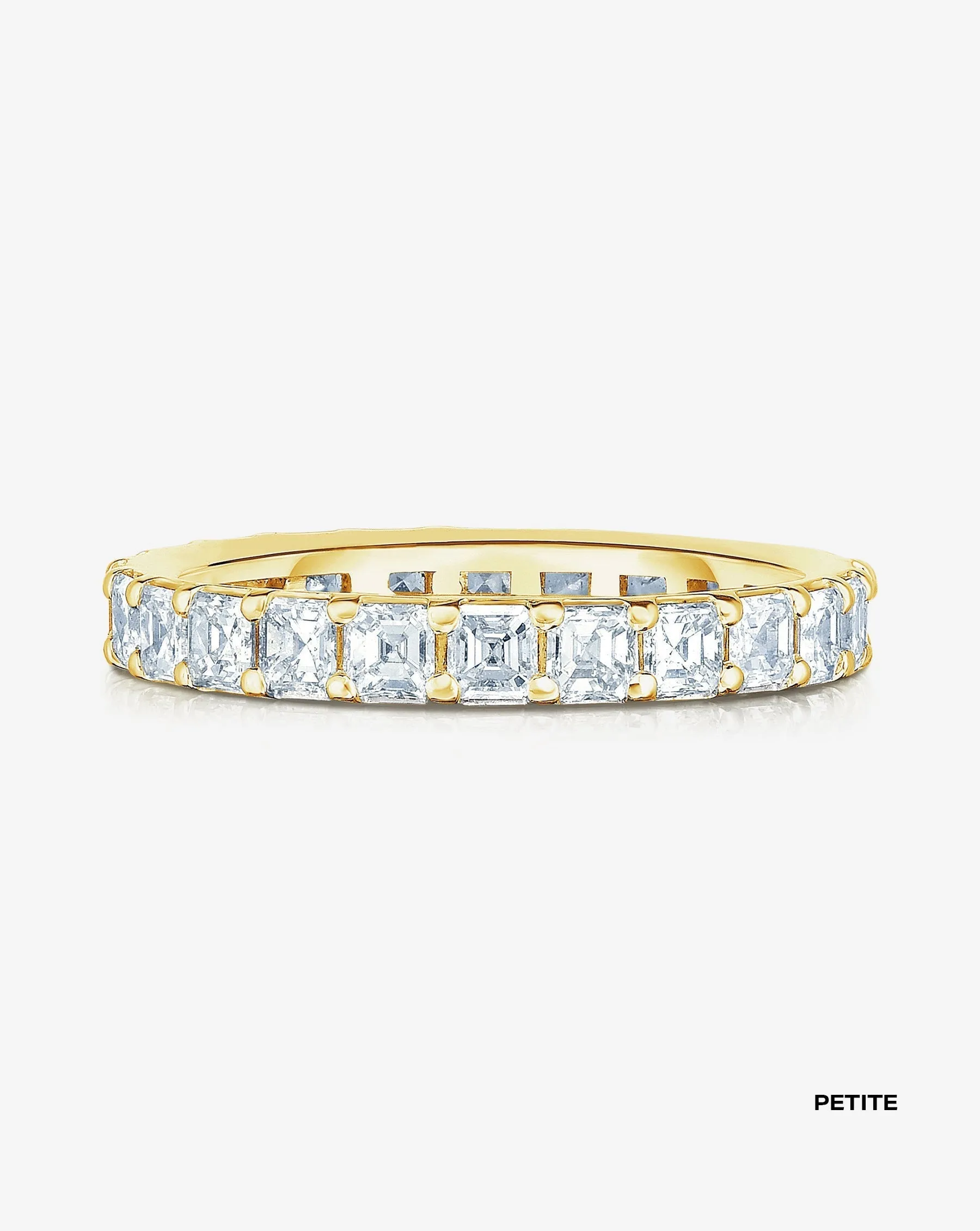 Asscher Lab Diamond Eternity Band