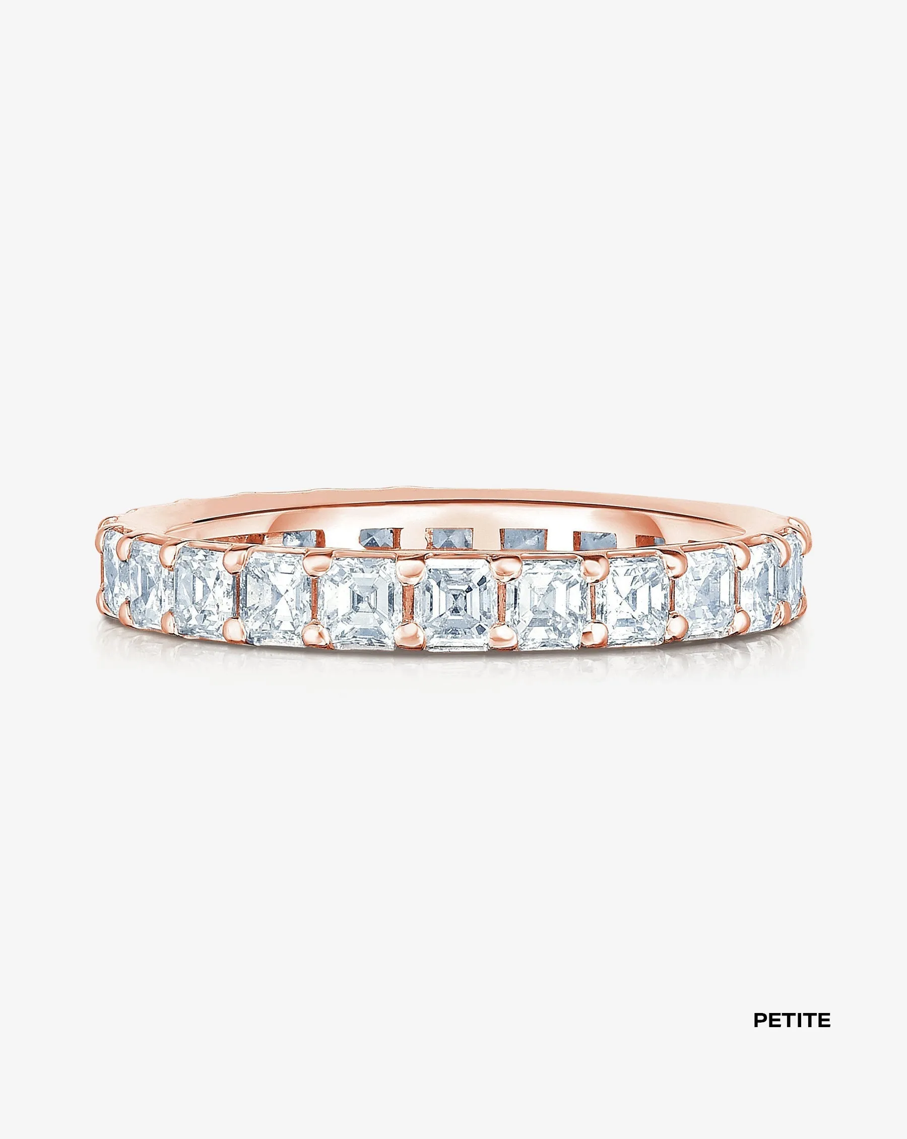Asscher Lab Diamond Eternity Band