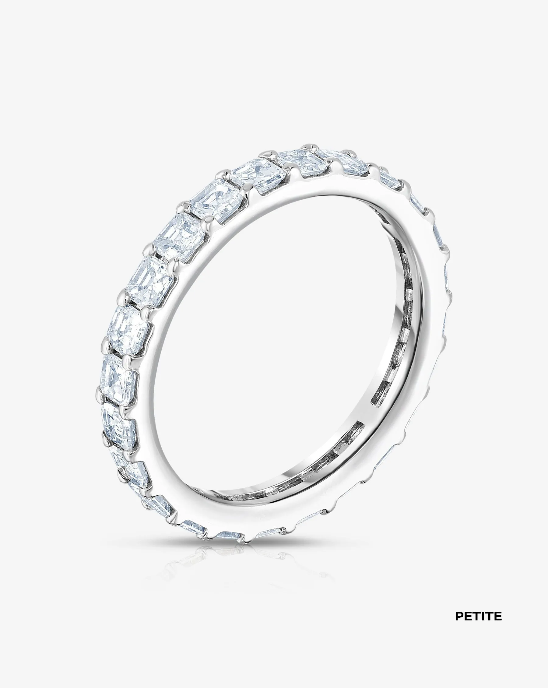 Asscher Lab Diamond Eternity Band