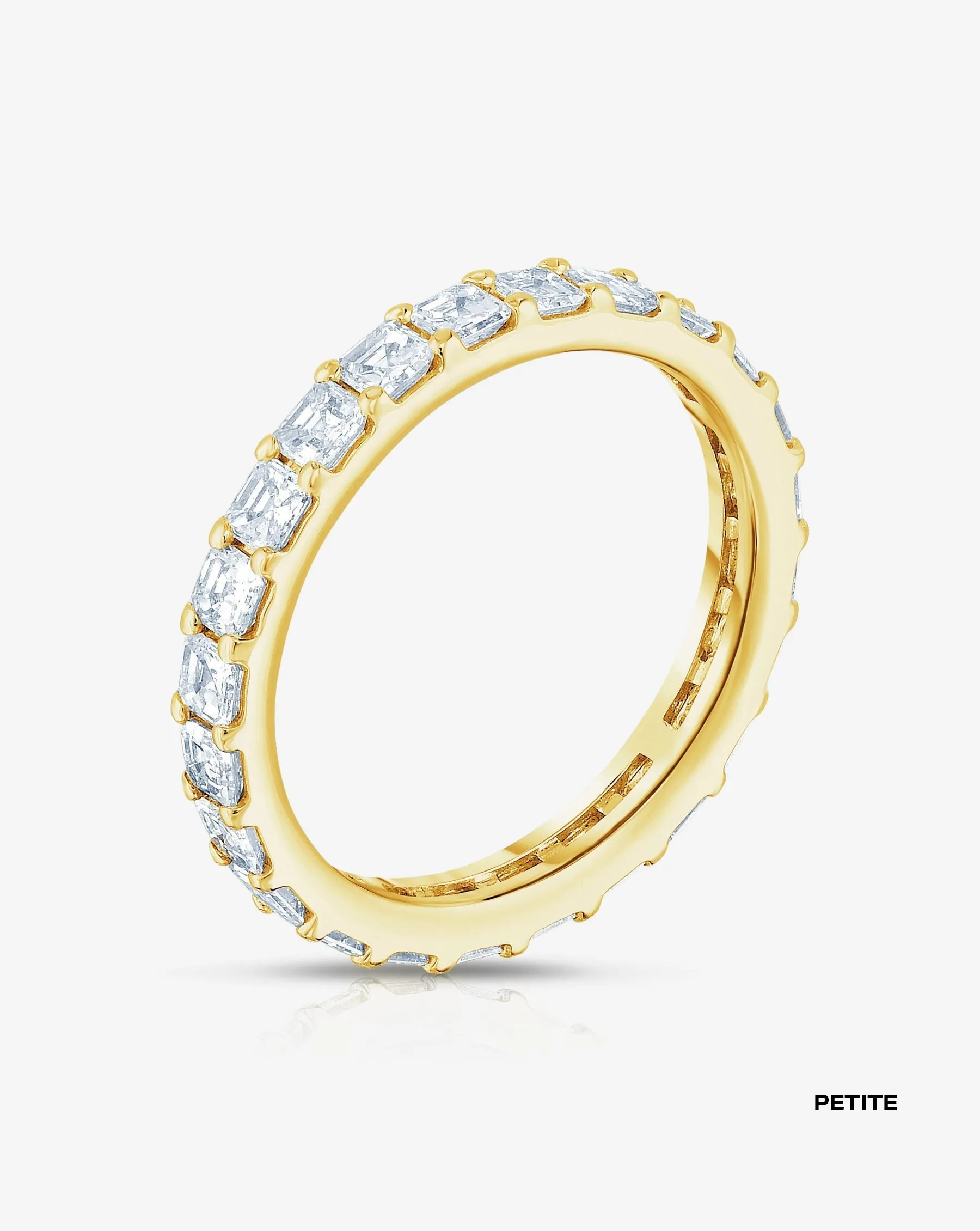 Asscher Lab Diamond Eternity Band