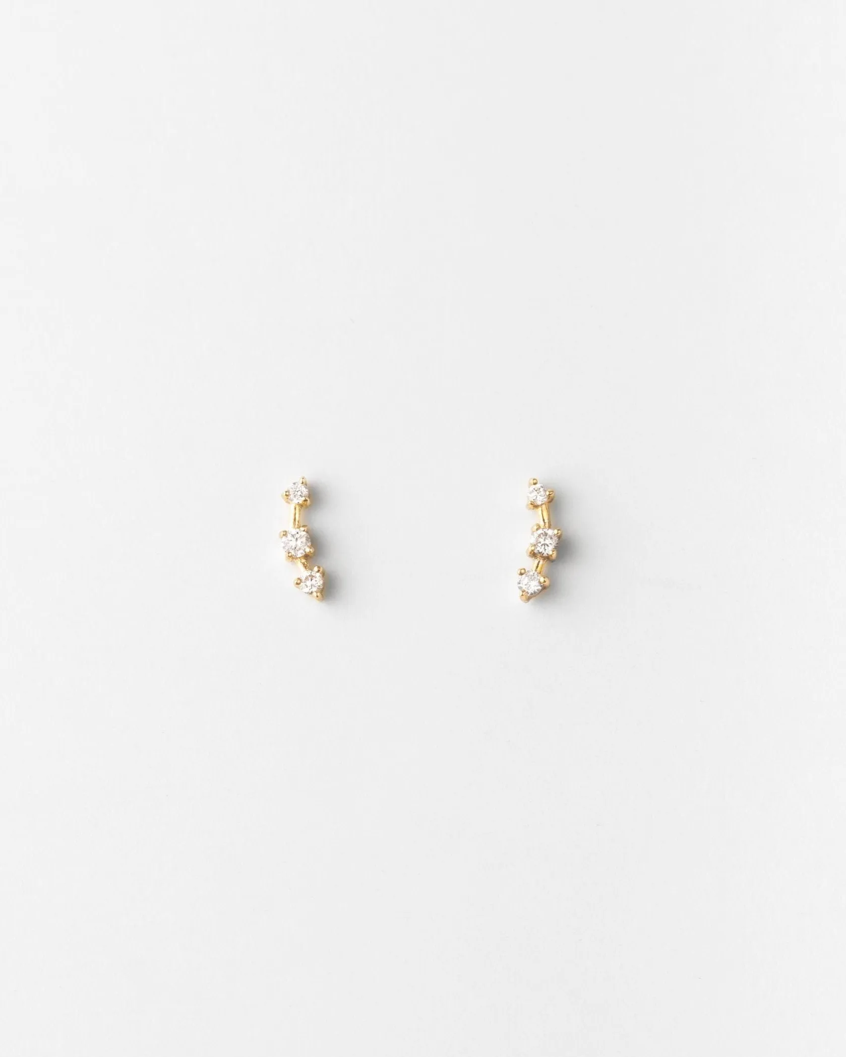 Astra Diamond Bar Studs