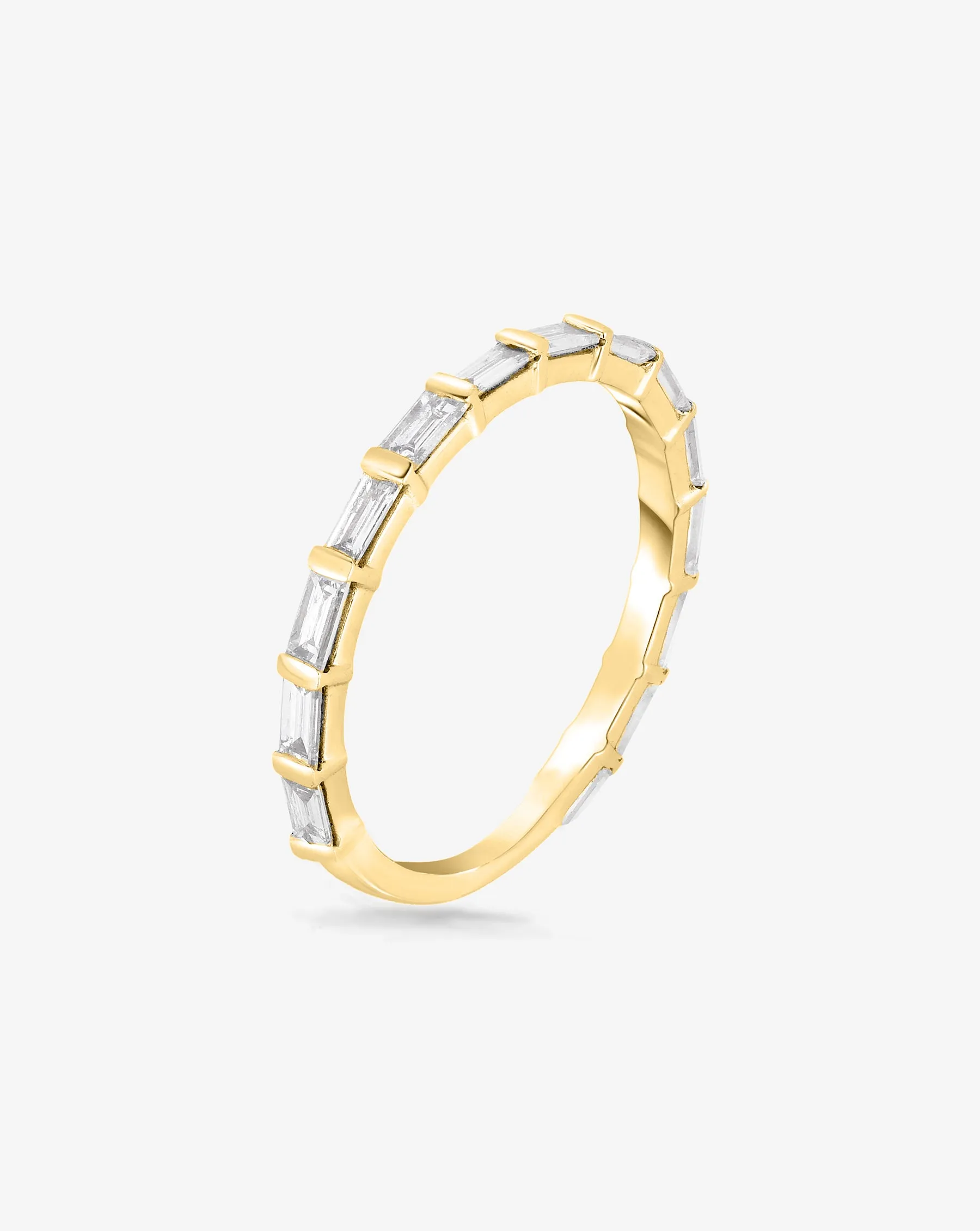 Baguette Bar 3/4 Diamond Band