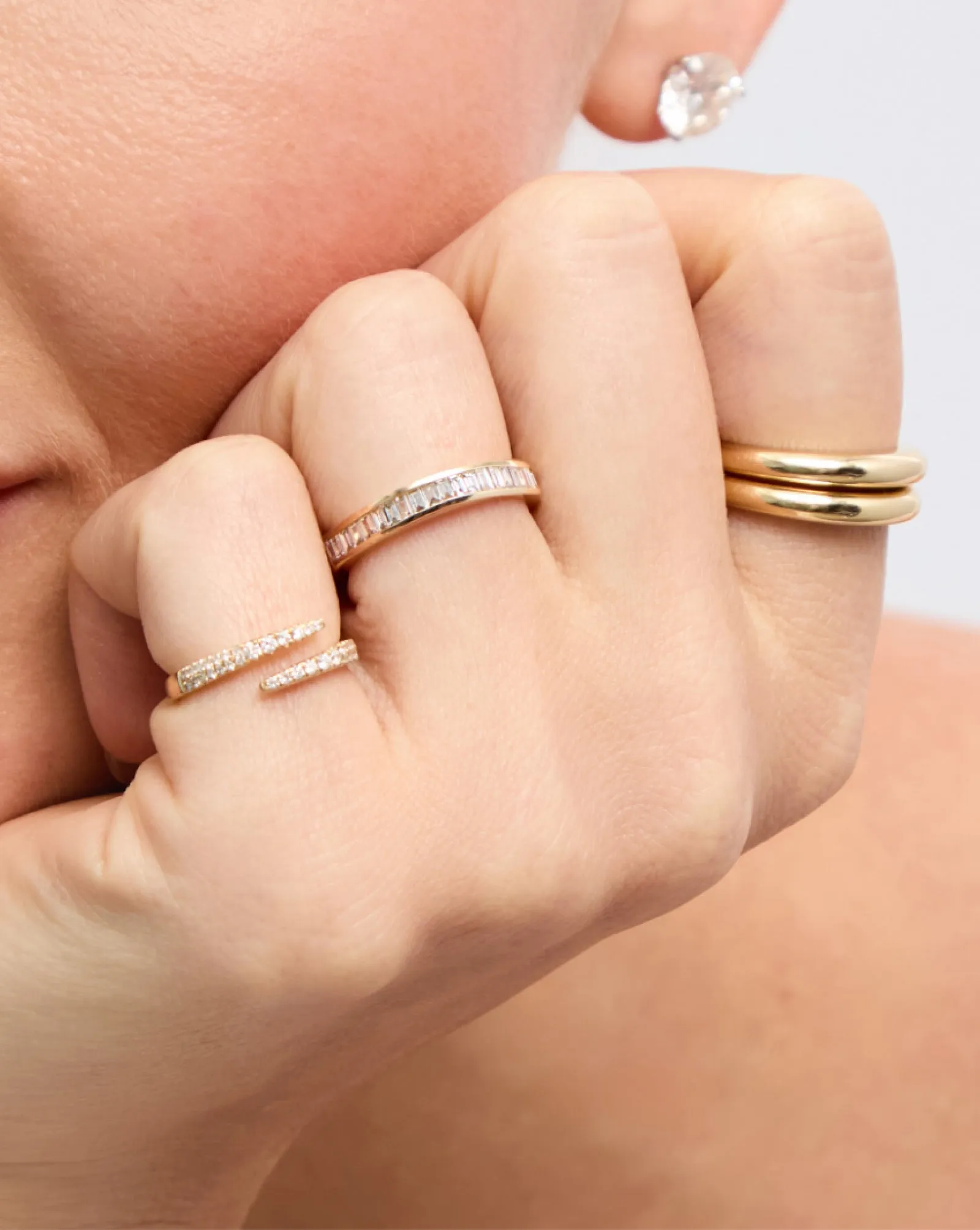 Baguette Diamond Channel Set Eternity Band