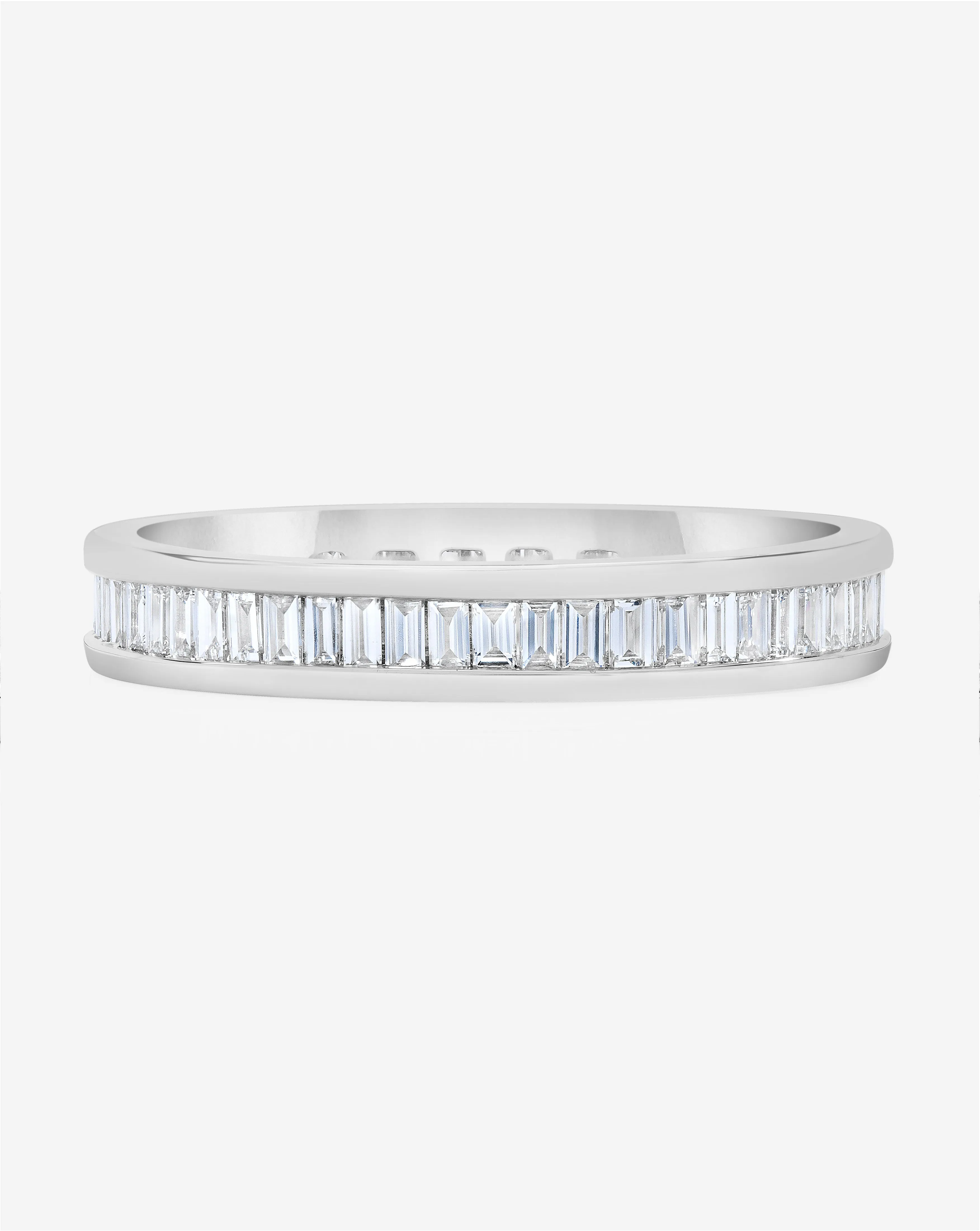 Baguette Diamond Channel Set Eternity Band