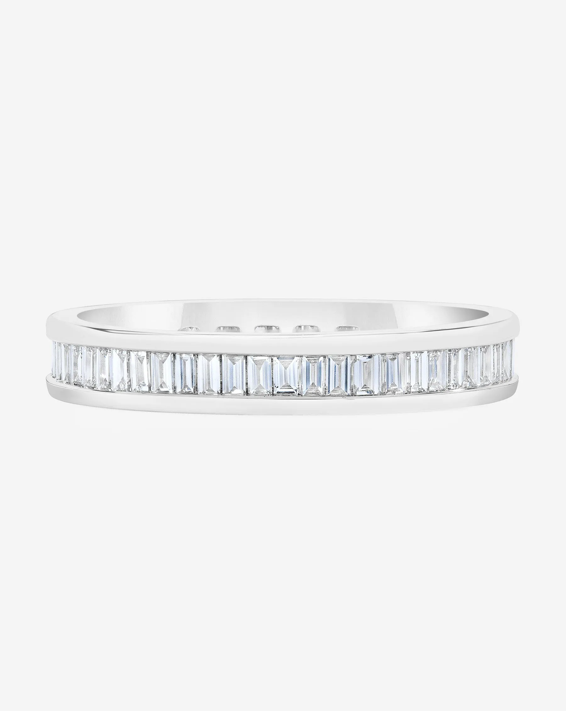 Baguette Diamond Channel Set Eternity Band