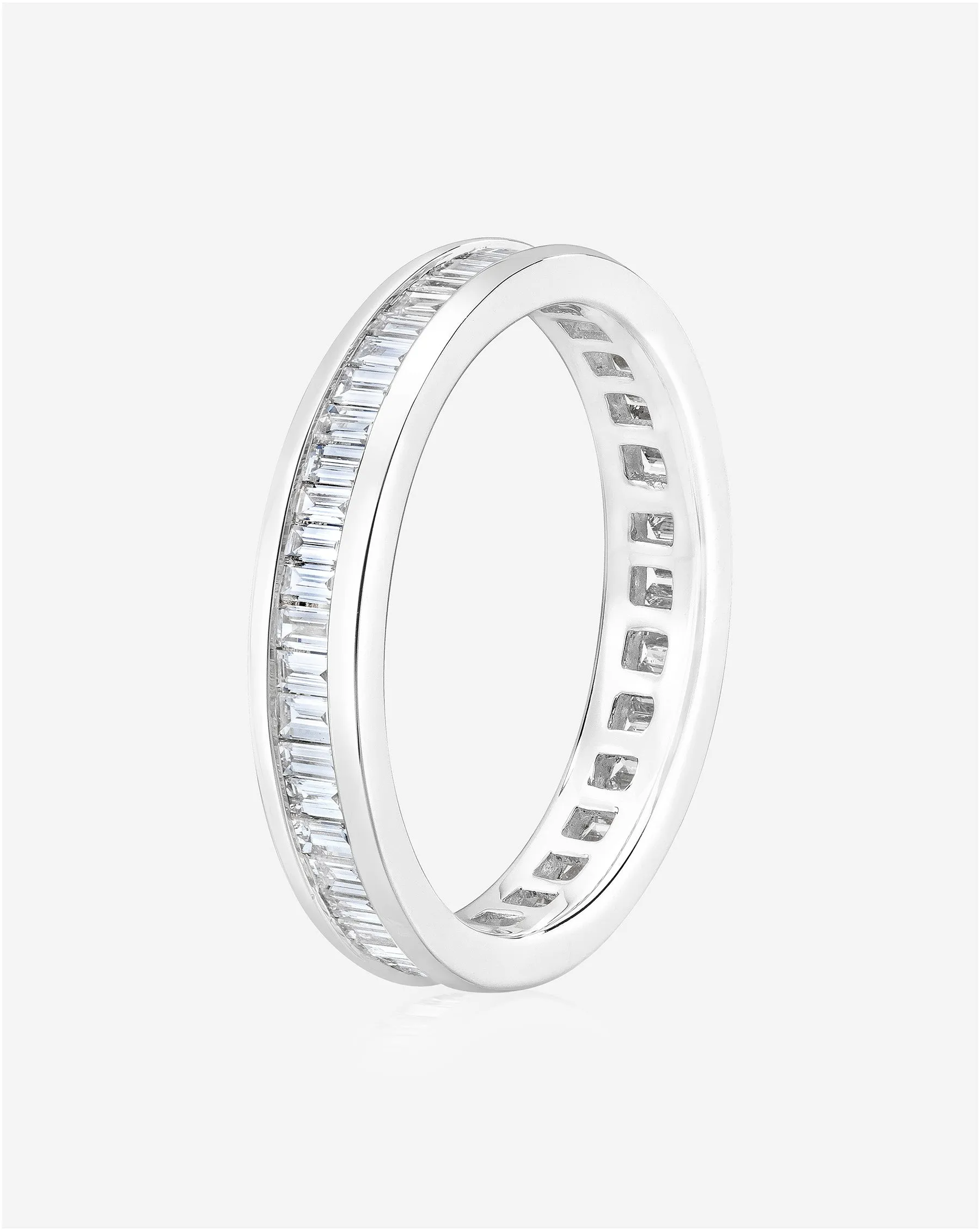 Baguette Diamond Channel Set Eternity Band