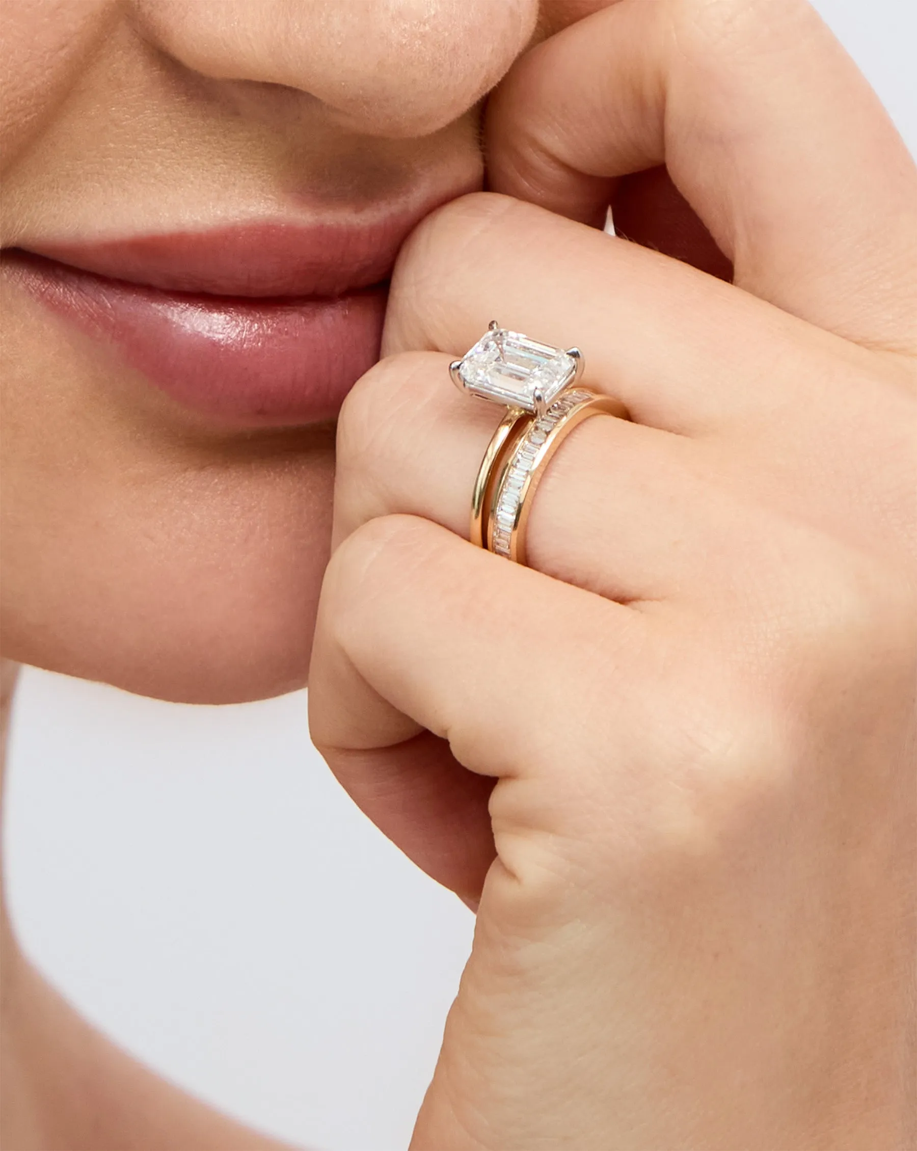 Baguette Diamond Channel Set Eternity Band