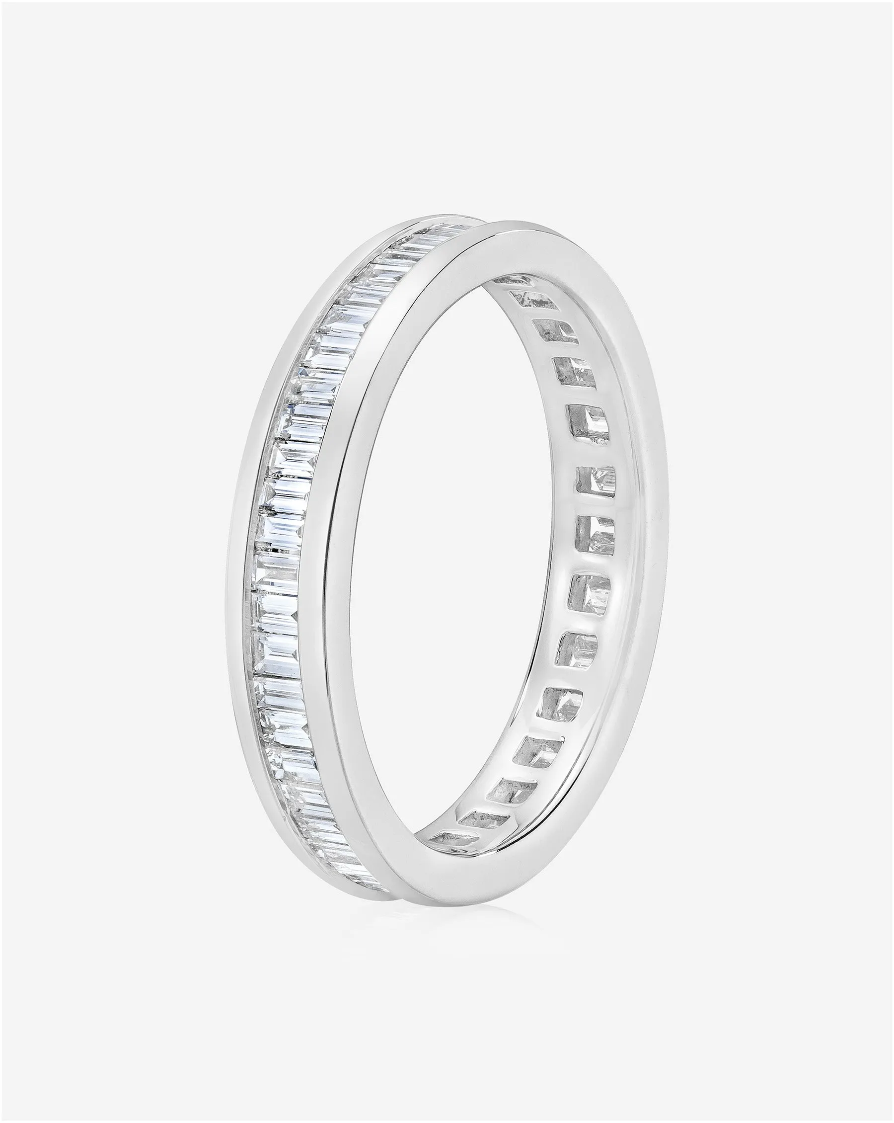 Baguette Diamond Channel Set Eternity Band
