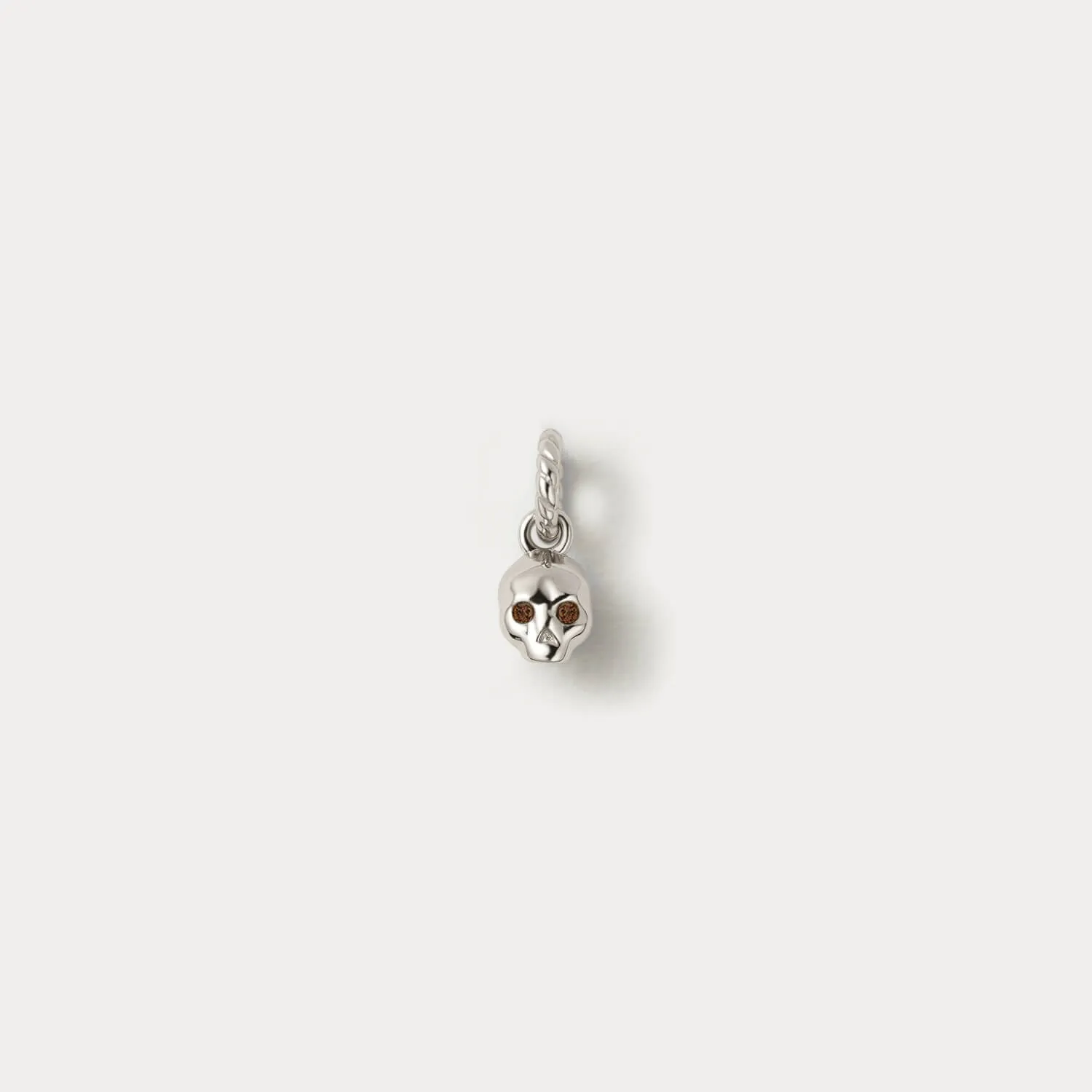 Bejeweled Skull Charm