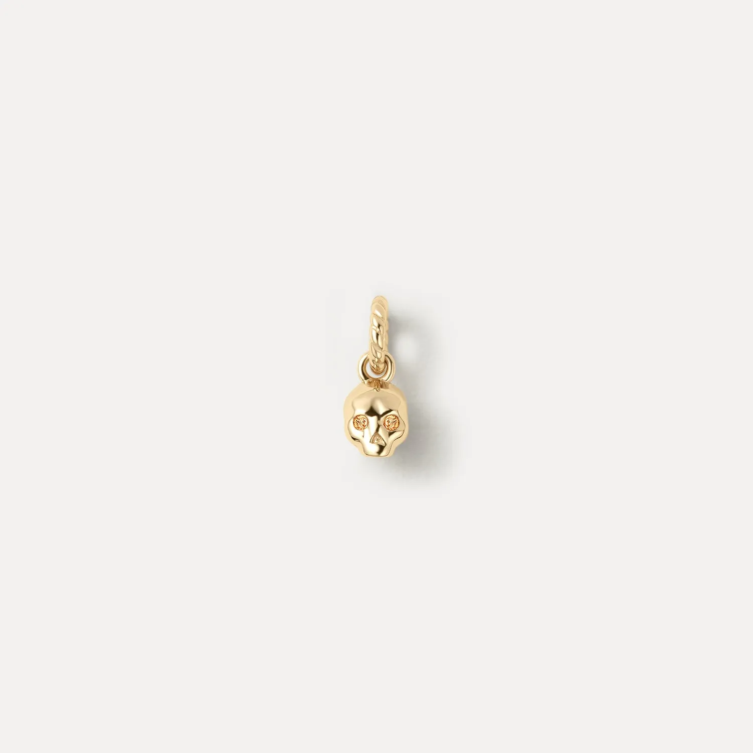 Bejeweled Skull Charm