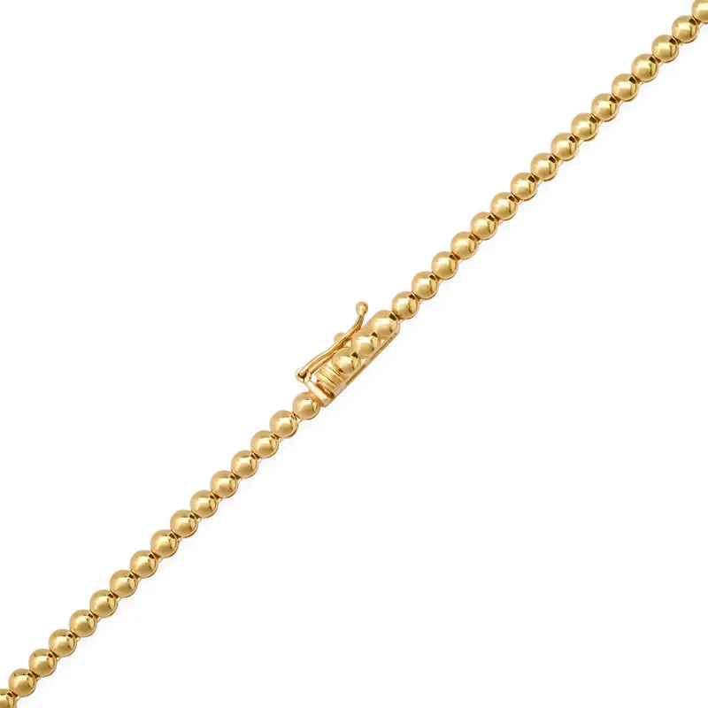 Bezel Tennis Necklace