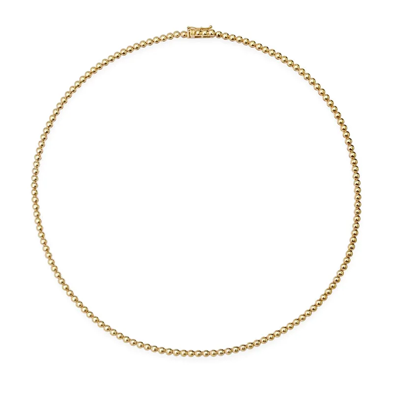 Bezel Tennis Necklace