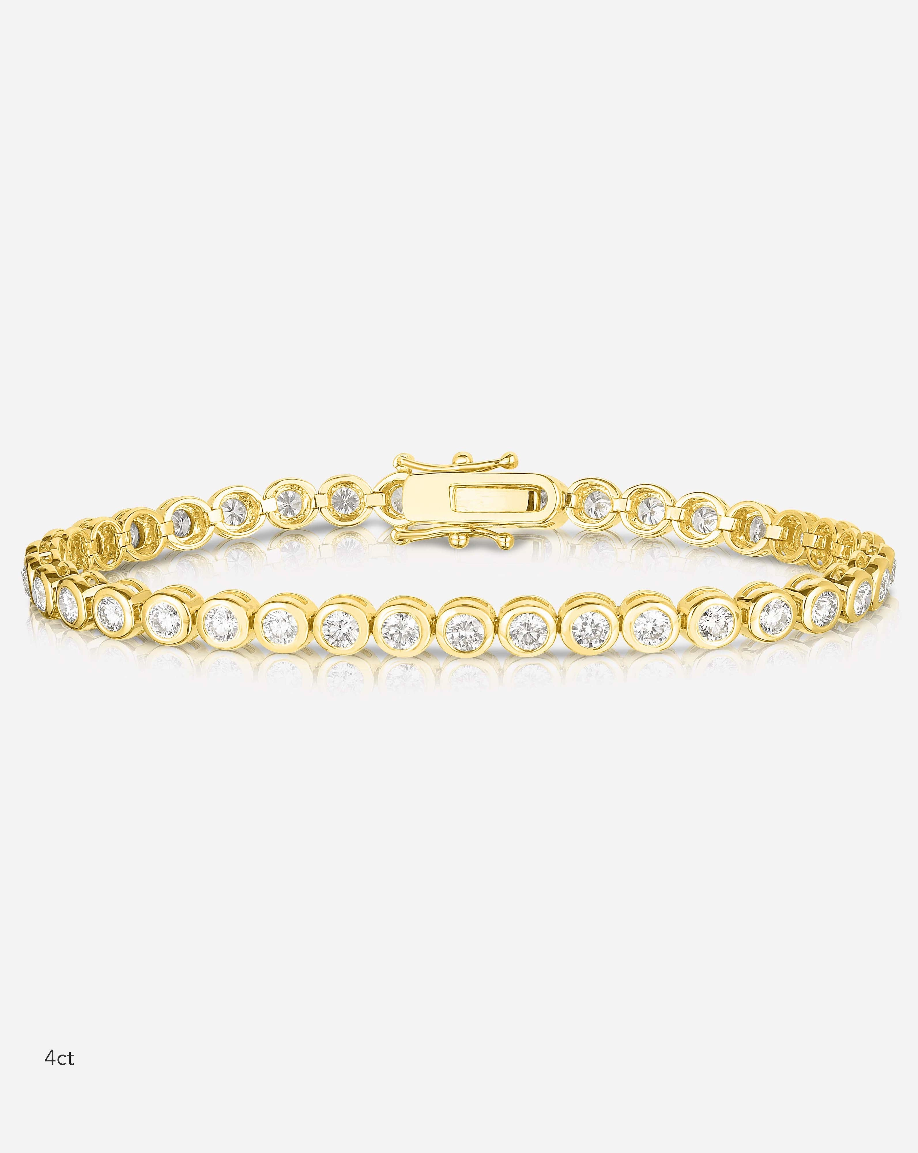 Bezel Classic Diamond Tennis Bracelet