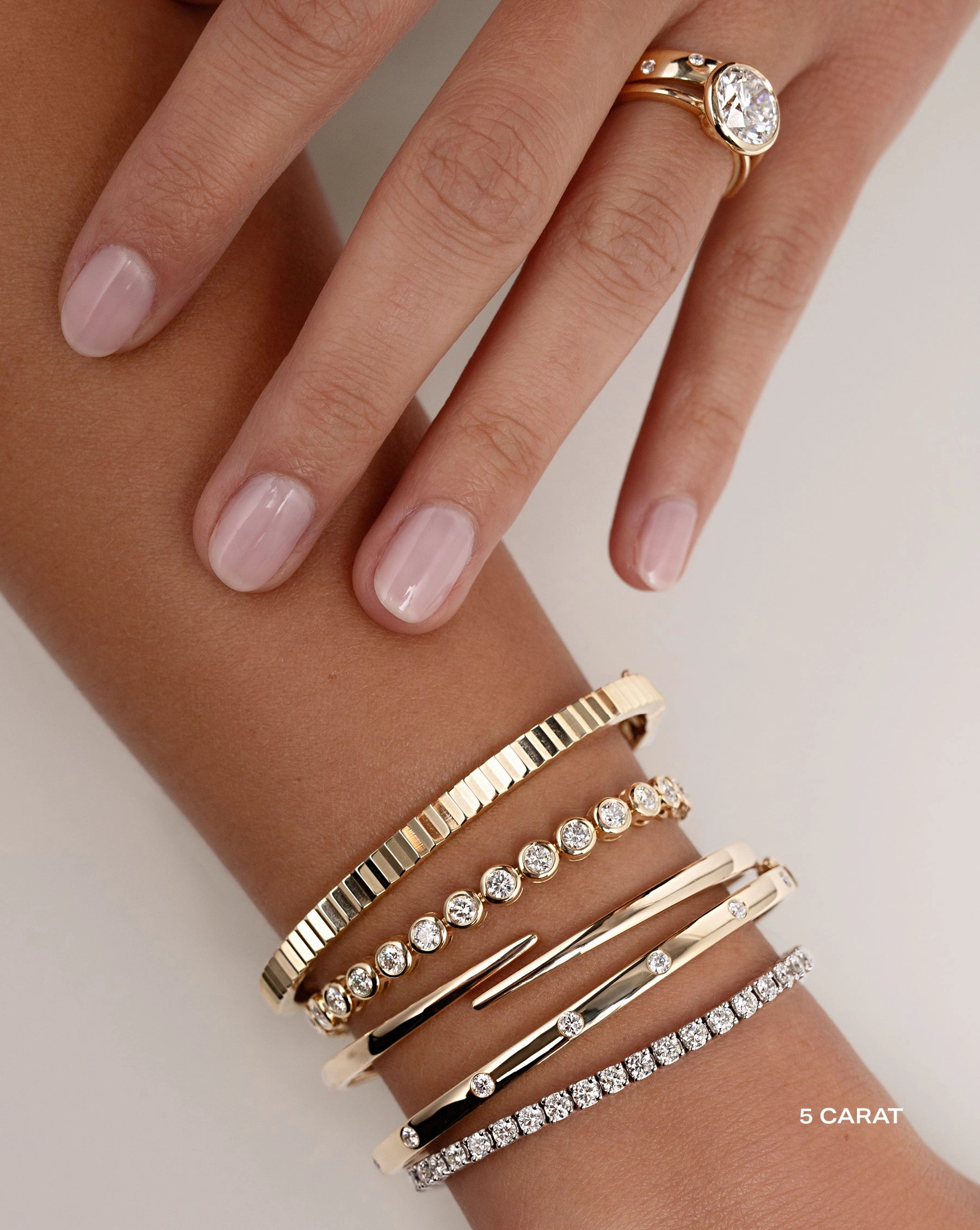 Bezel Classic Diamond Tennis Bracelet