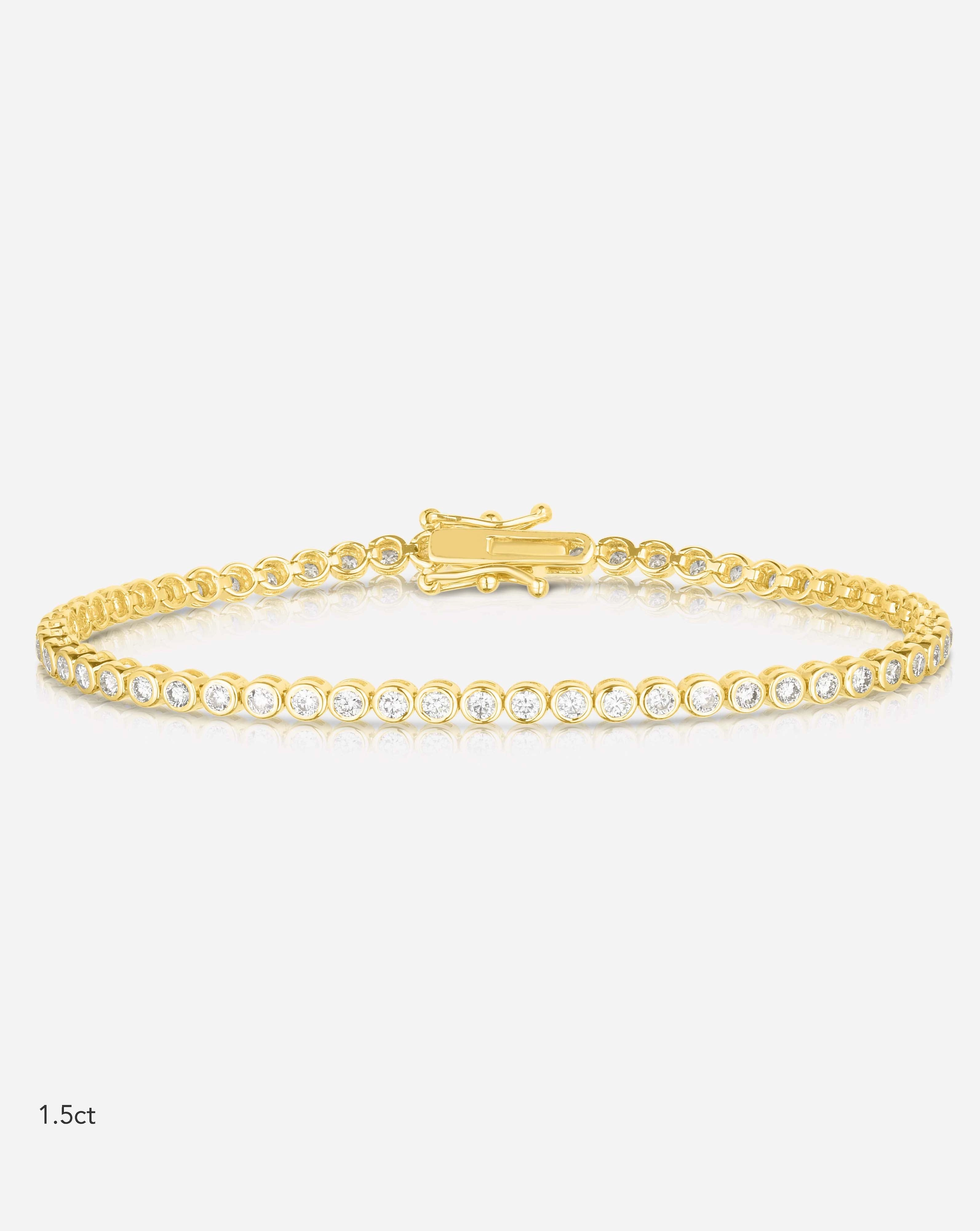 Bezel Classic Diamond Tennis Bracelet