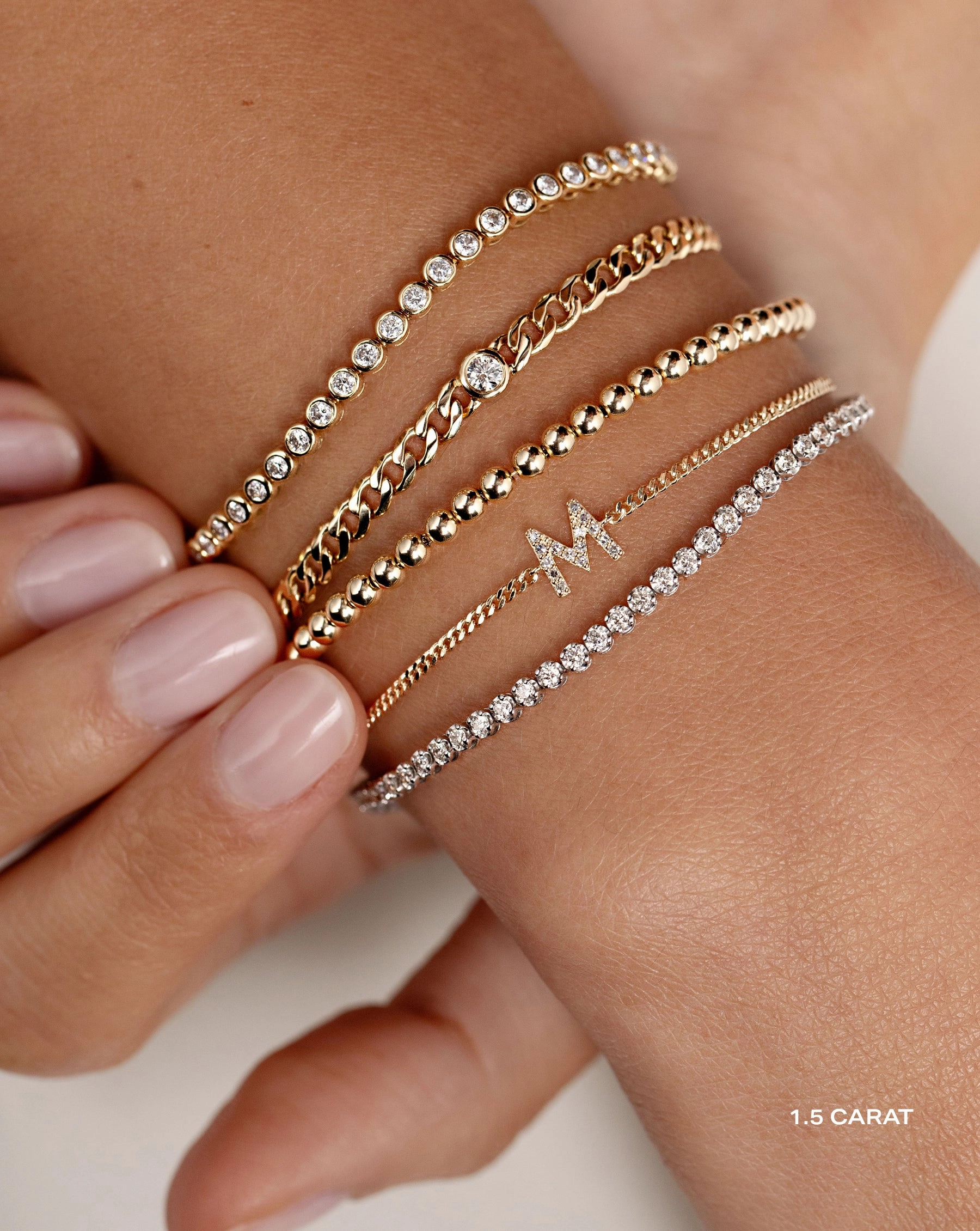 Bezel Classic Diamond Tennis Bracelet