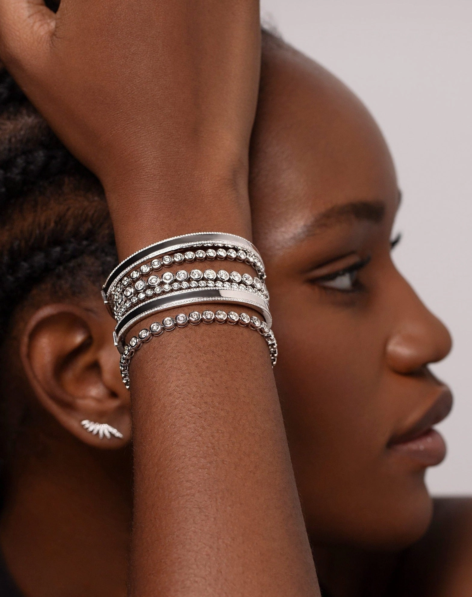 Bezel Classic Diamond Tennis Bracelet
