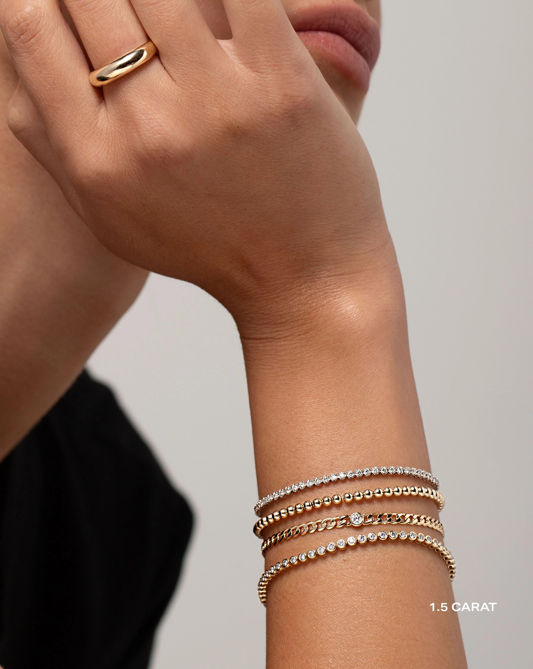 Bezel Classic Diamond Tennis Bracelet