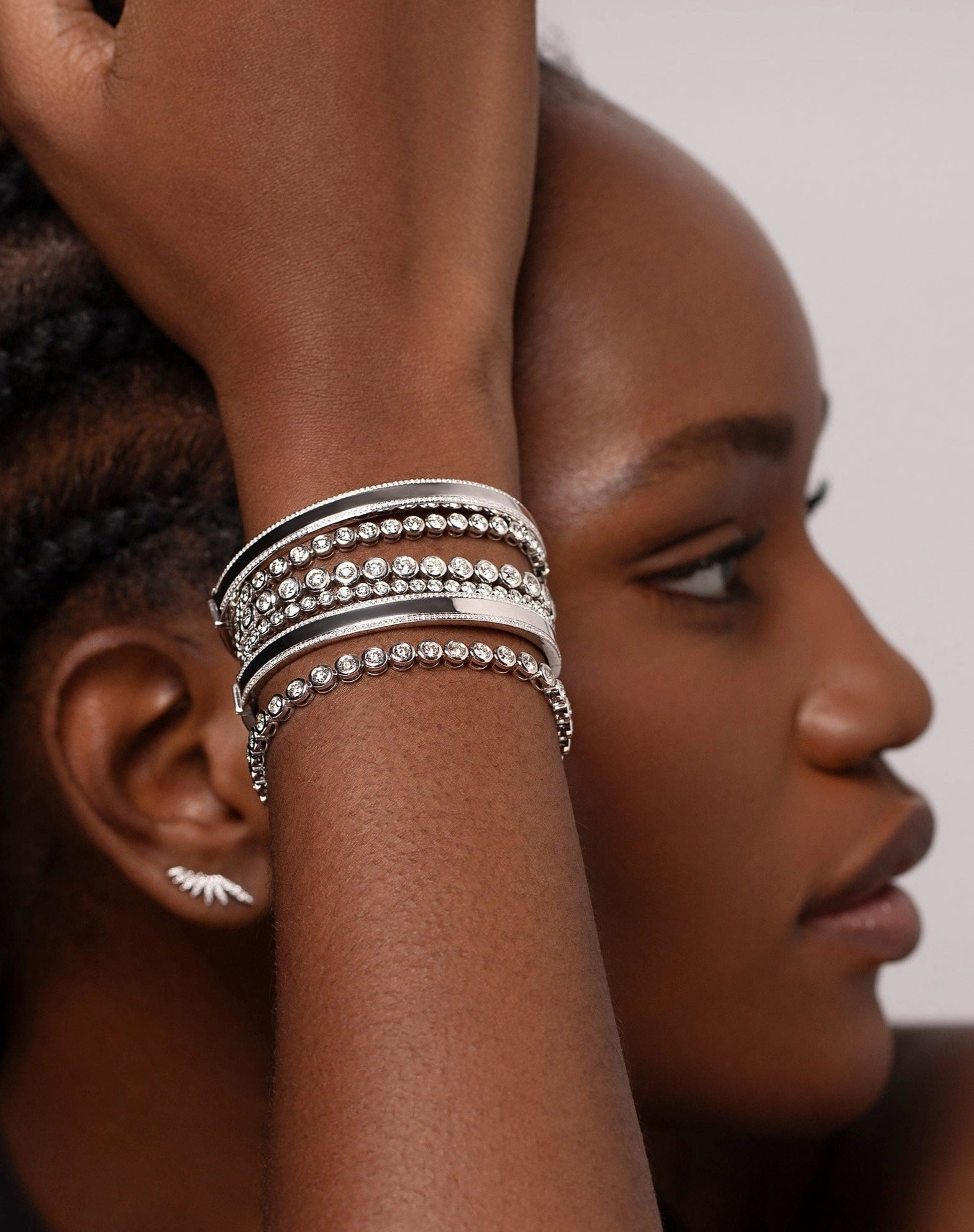 Bezel Classic Diamond Tennis Bracelet