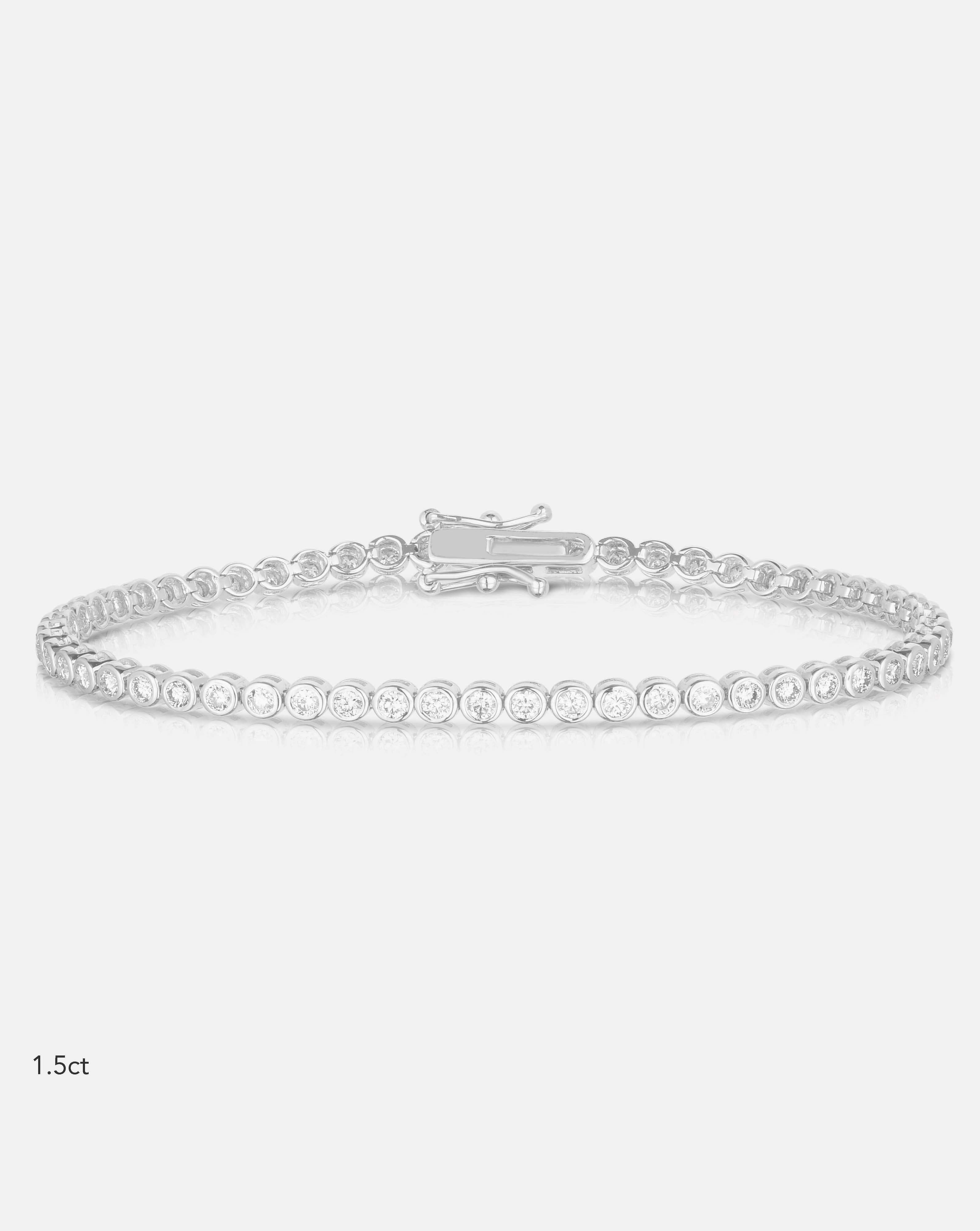 Bezel Classic Diamond Tennis Bracelet