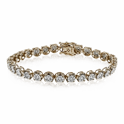 Bracelet in 18k Gold with Diamonds LB2190 WHITE 18K X