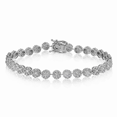 Bracelet in 18k Gold with Diamonds LB2195_WHITE_18K_X_YELLOW