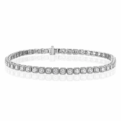 Bracelet in 18k Gold with Diamonds LB2221 WHITE 18K X
