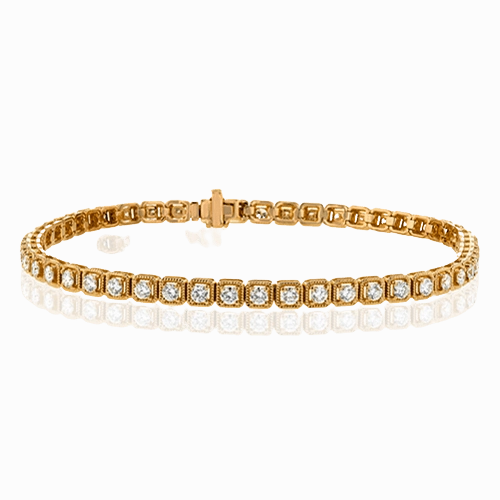 Bracelet in 18k Gold with Diamonds LB2221 WHITE 18K X