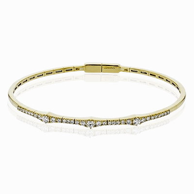 Bracelet in 18K Gold with Diamonds LB2382-Y WHITE 18K X YELLOW