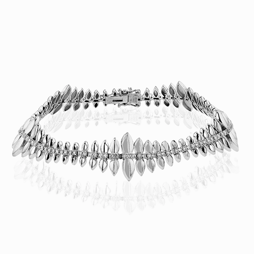 Bracelet in 18k Gold with Diamonds LB2412 WHITE 18K X WHITE