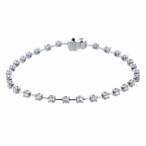 Bracelet in 18k Gold with Diamonds LB2453 WHITE 18K X WHITE