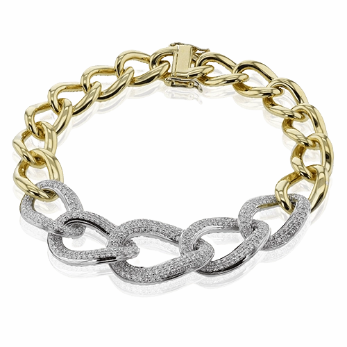 Bracelet in 18k Gold with Diamonds LB2468 WHITE 18K X 2T