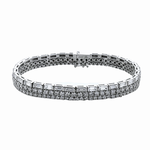 Bracelet in 18k Gold with Diamonds LB2472 WHITE 18K X WHITE