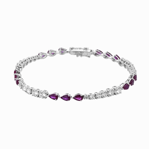 Bracelet in 18k Gold with Diamonds LB2474 WHITE 18K X WHITE