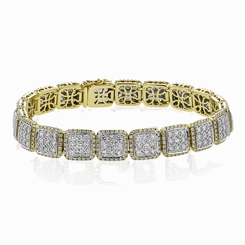 Bracelet in 18k Gold with Diamonds LB2481 WHITE 18K X 2T