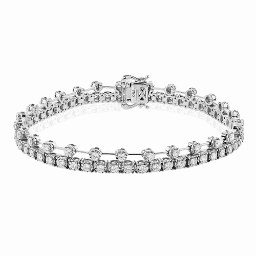 Bracelet in 18k Gold with Diamonds LB2503 WHITE 18K X WHITE
