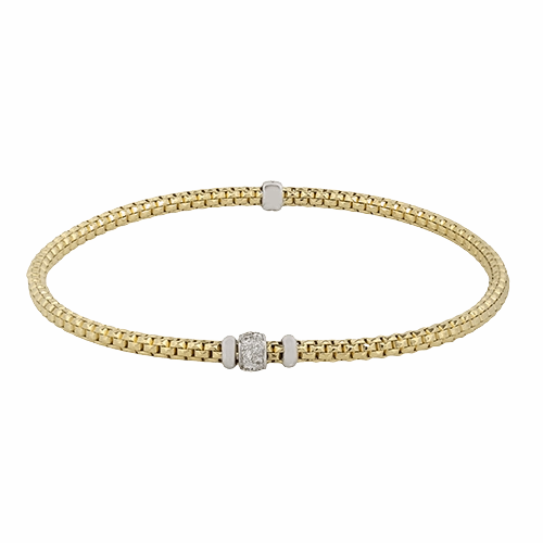 Bracelet in 18k Gold with Diamonds LB2544 WHITE 18K X WHITE
