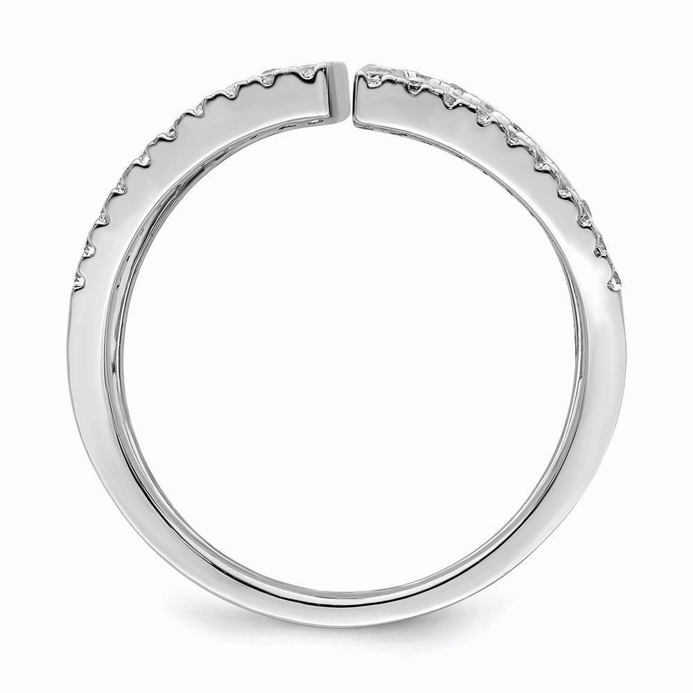 Brilliant Embers Sterling Silver Rhodium-plated 62 Stone Micro Pav CZ Ring