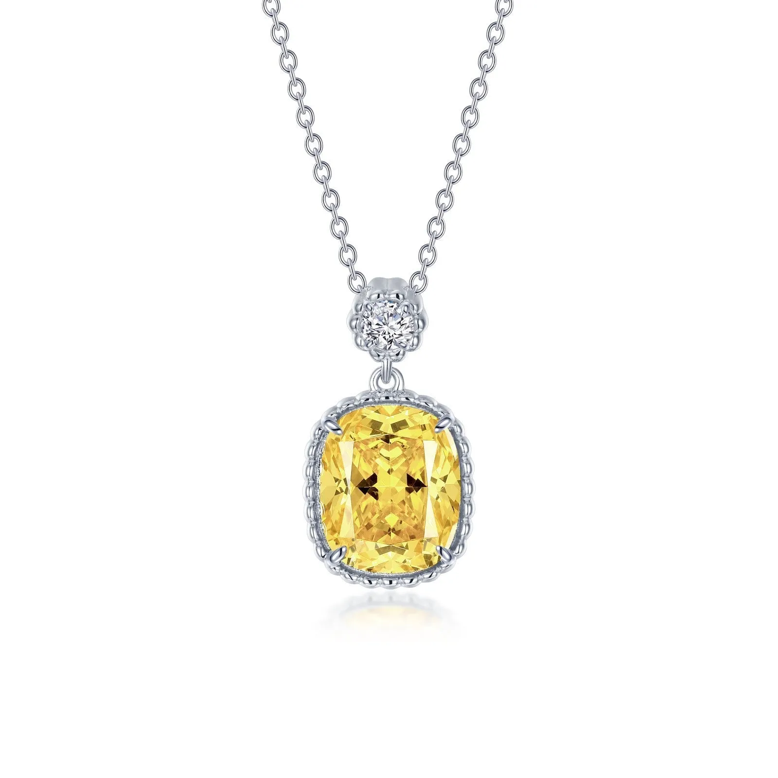 Canary Halo Necklace N0282CAP20