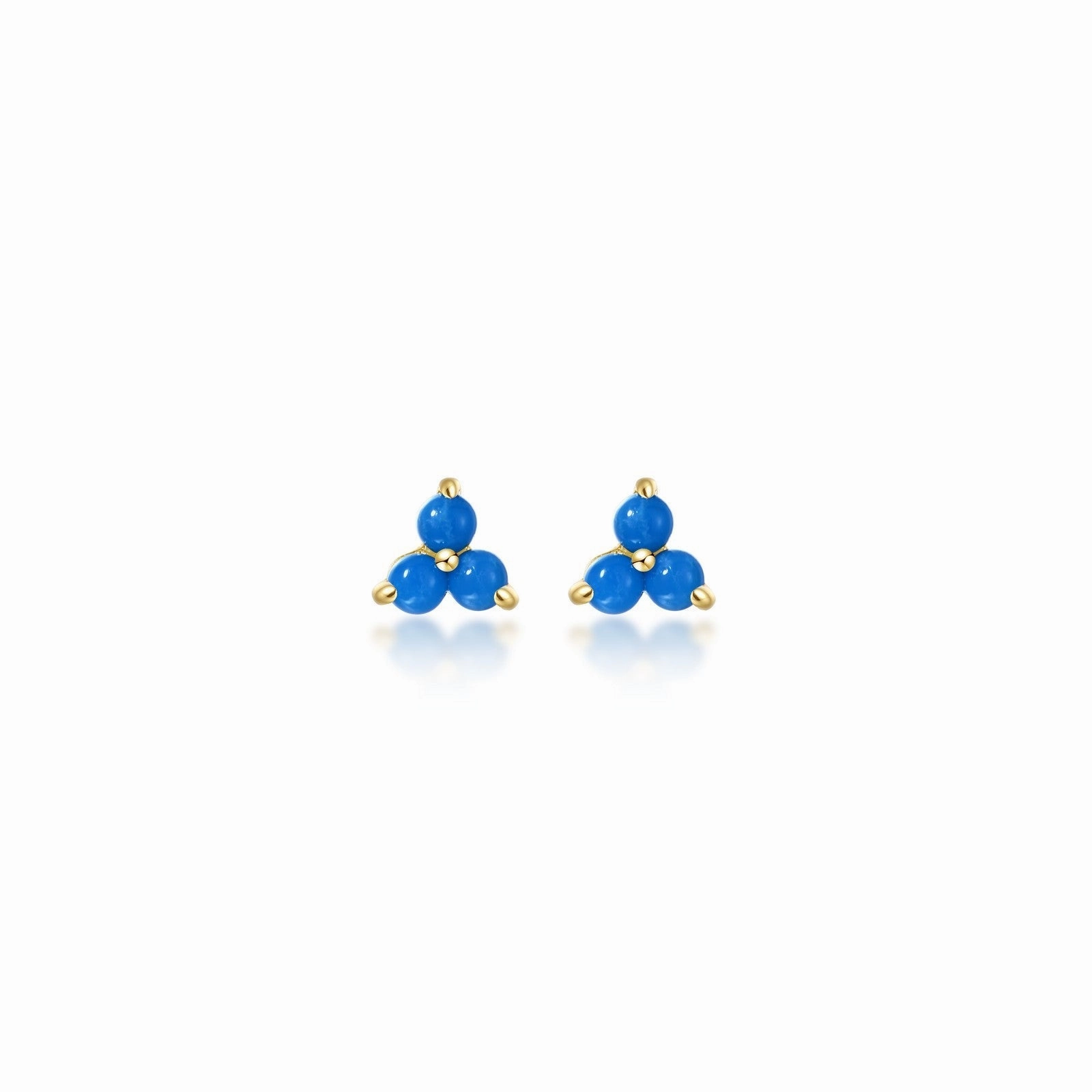 Charming Trinity Stud Earrings E0633TQG00
