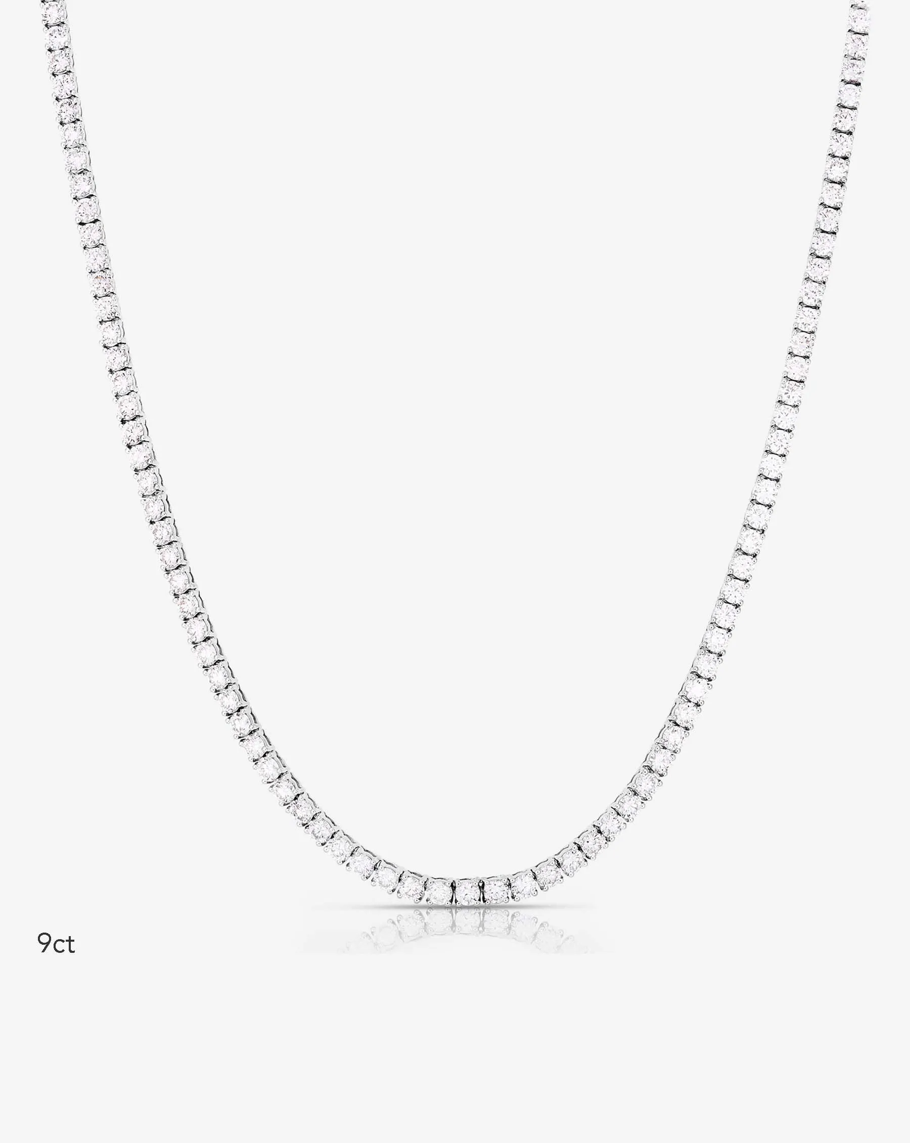 Classic Lab Diamond Tennis Necklace
