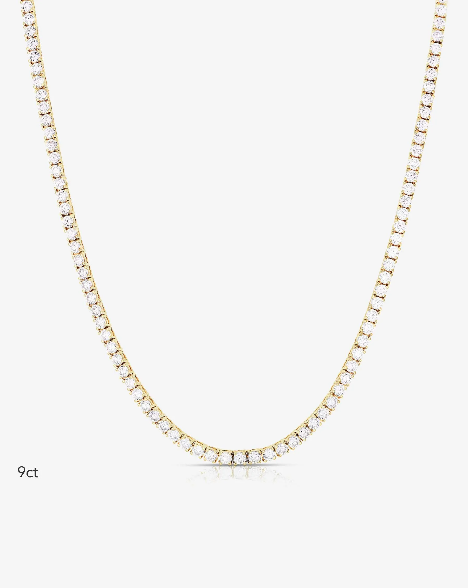 Classic Lab Diamond Tennis Necklace