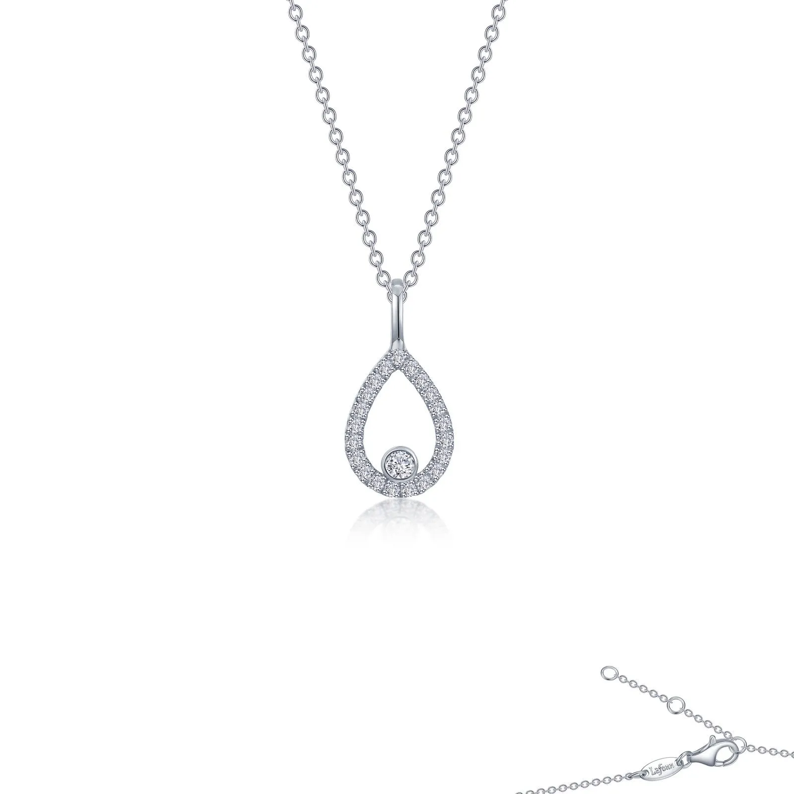 Classic Pear-Shaped Necklace N2016CLP20