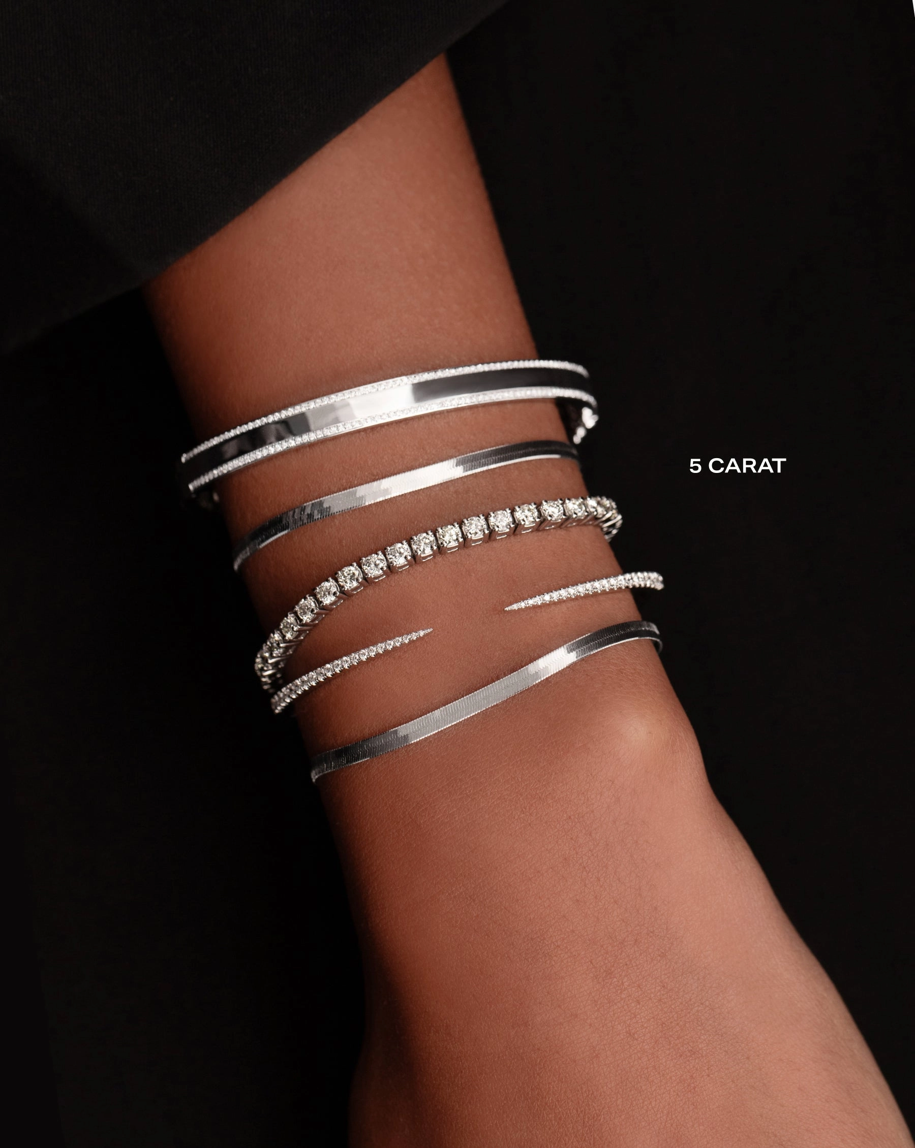 Classic Lab Diamond Tennis Bracelet