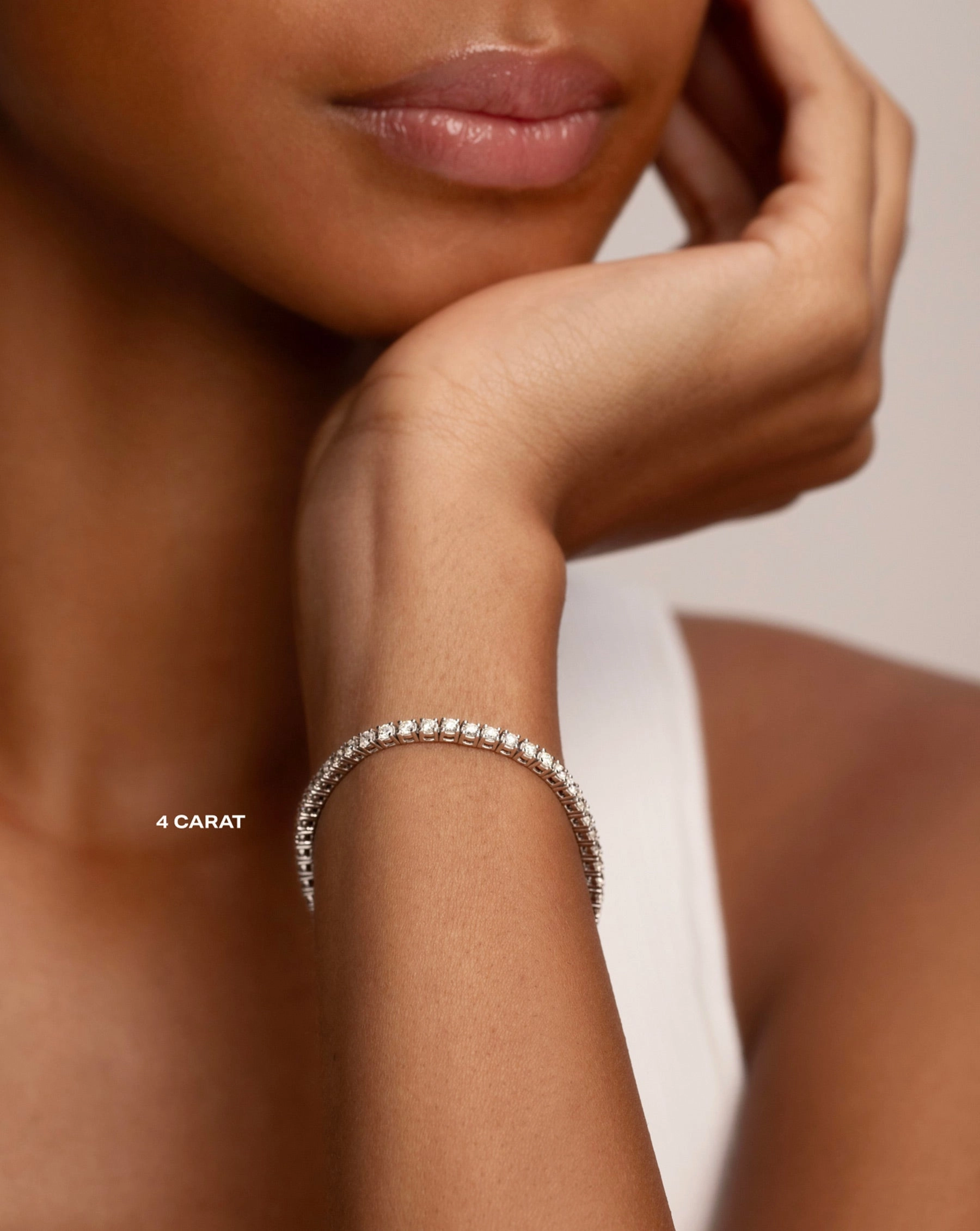Classic Lab Diamond Tennis Bracelet