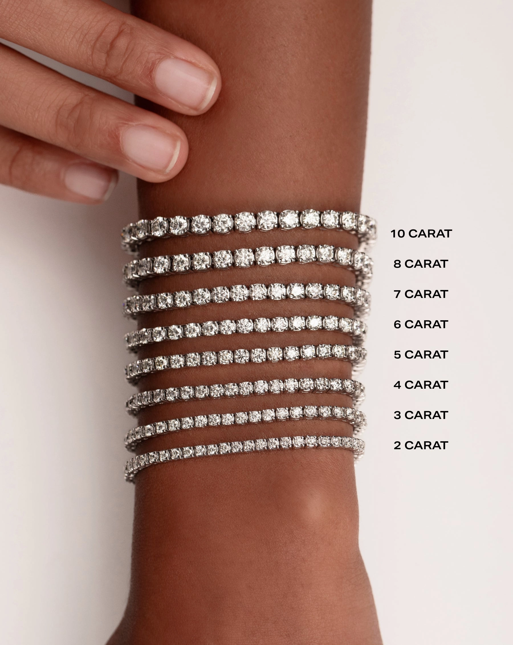 Classic Lab Diamond Tennis Bracelet